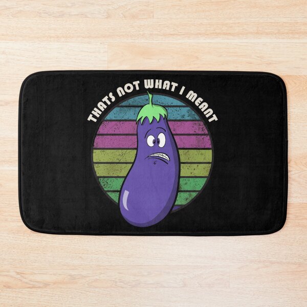 Item preview, Vintage Eggplant Emoji Funny Quote That's Not What I Meant  designed and sold by wdyoungblood.