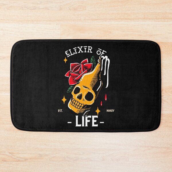 Item preview, Elixir of Life. Skull Beer. Alcohol Potion. Dark background designed and sold by shirtdan.