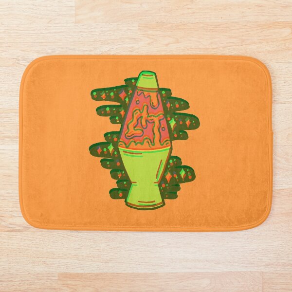 Item preview, Lit Lava Lamp in orange in 3D designed and sold by doodlebymeg.
