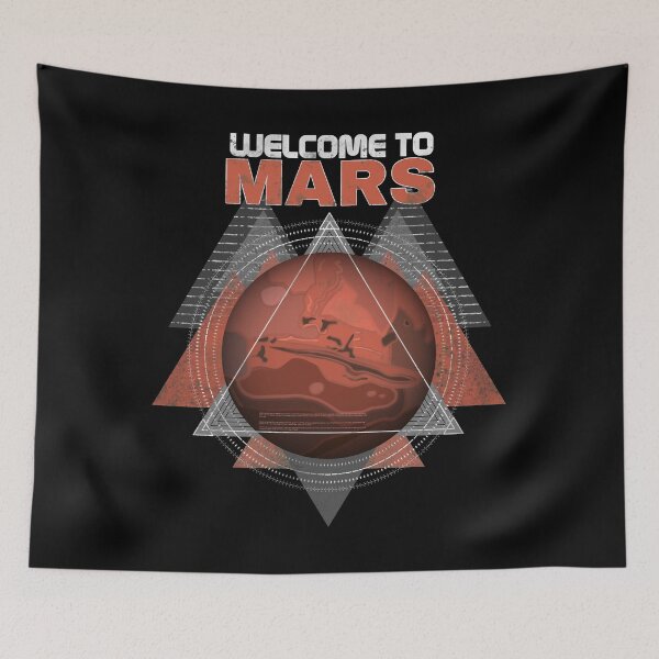 Item preview, Welcome to Mars Space Art designed and sold by cosmicvisitor.