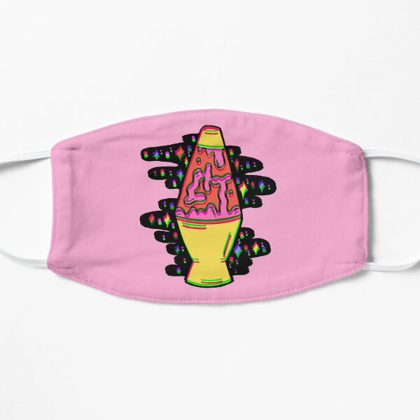 Lit Lava Lamp in pink in 3D Mask