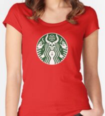 The satan-buck Women's Fitted Scoop T-Shirt