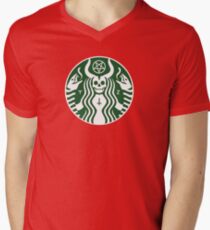 The satan-buck Men's V-Neck T-Shirt