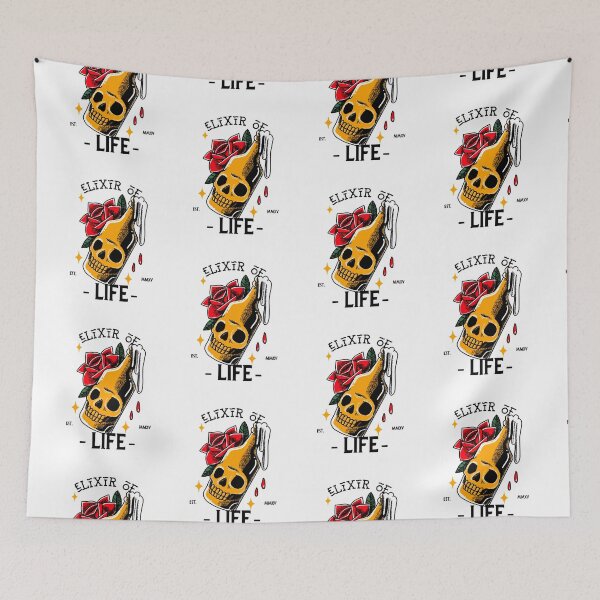 Item preview, Elixir of Life. Skull Beer. Alcohol Potion. Light background designed and sold by shirtdan.
