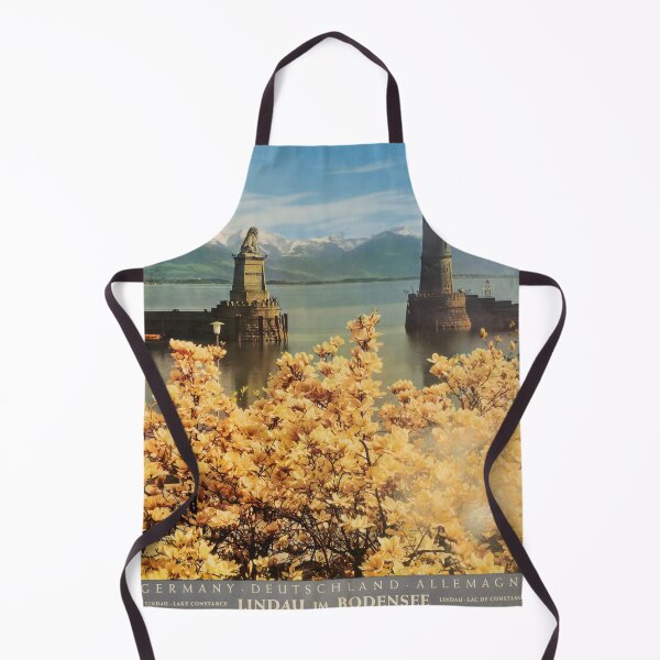 Item preview, Lindau im Bodensee vintage travel poster designed and sold by stickart-marek.