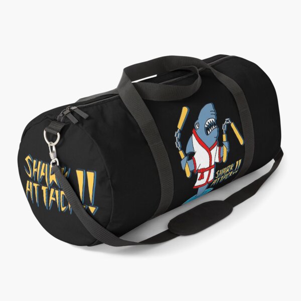 Funny Kung Fu Shark Duffle Bag