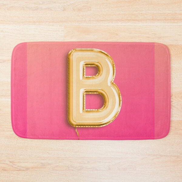 Item preview, Bougie B, Monogram Letter B, B in Gold, B in Pink, Cute Monogram, B Balloon designed and sold by Londonluxie.