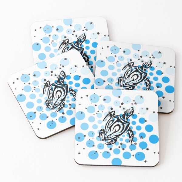 Item preview, Blue Mono Sea Turtle designed and sold by Gifted Hands Studio.