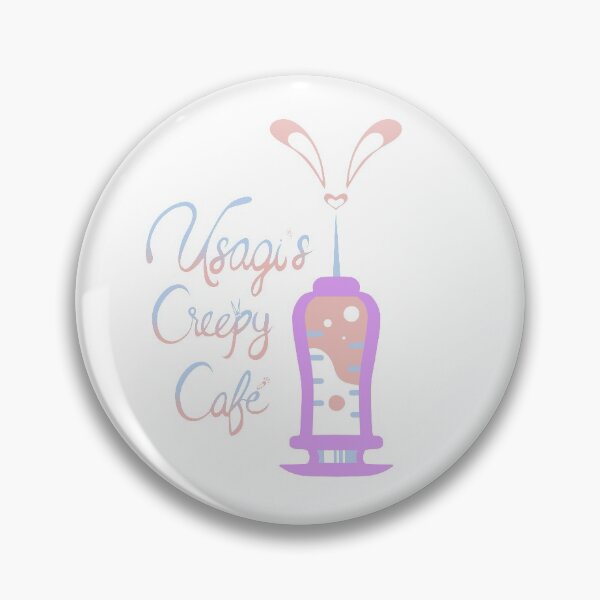 Item preview, Usagi's Creepy Cafe name and logo (pastel) designed and sold by UsagiDesigns.
