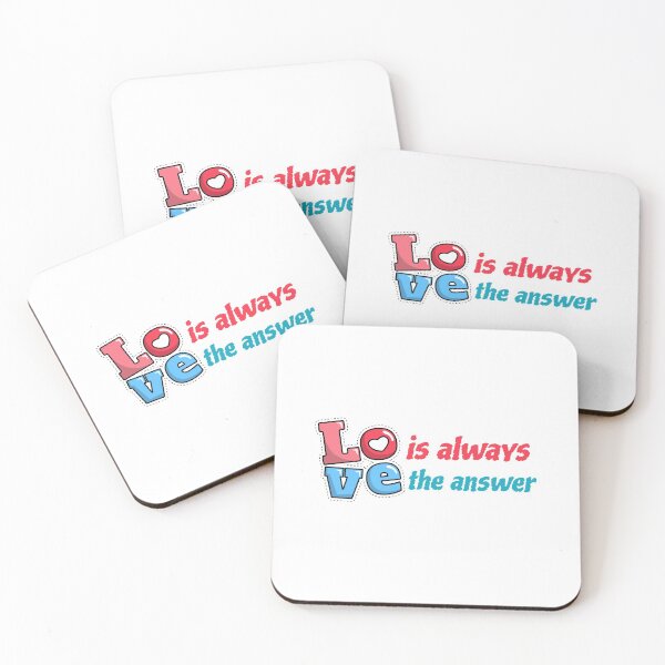 Item preview, love is always the answer - love you design - xoxo designed and sold by cathelkav.