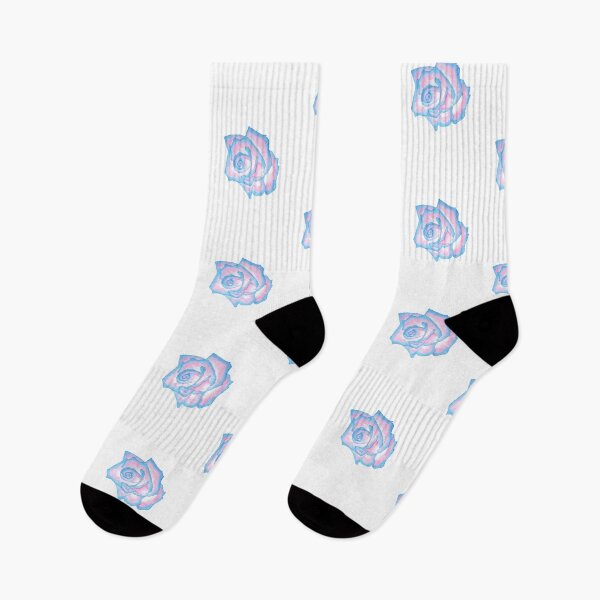 Item preview, Transgender Pride Flag Watercolor Rose designed and sold by BriannaZumbro.