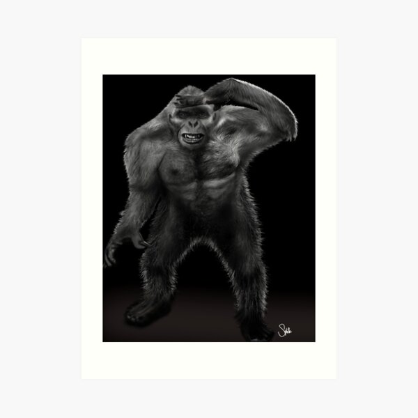 Scarred and Broken Art Print