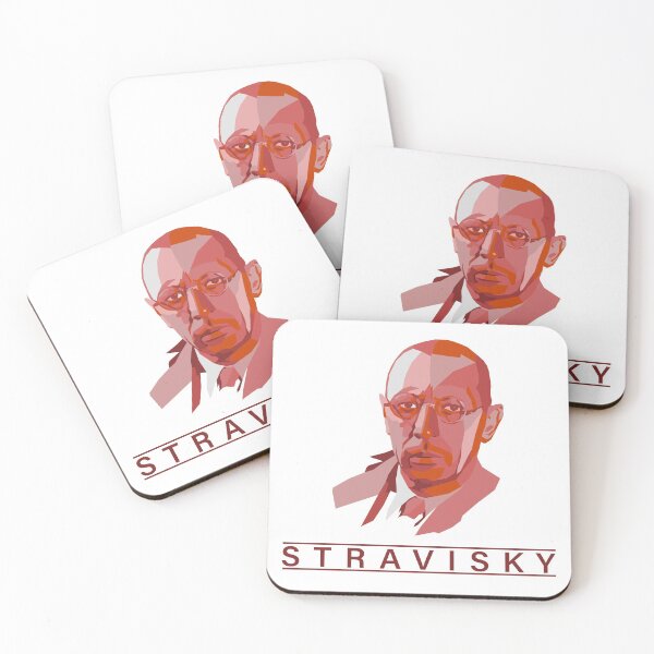 Item preview, Igor Stravinsky WPAP Red Composer Portrait designed and sold by JeanSzB.