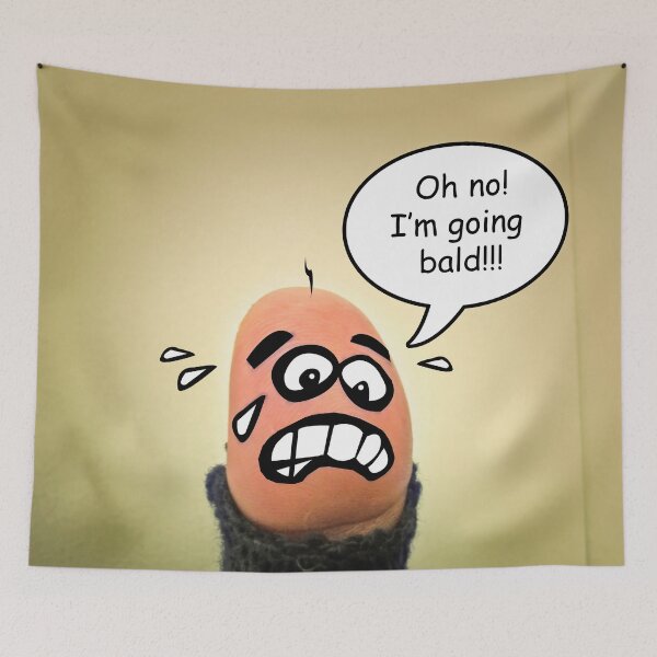 Item preview,  Going Bald designed and sold by Maria  Gonzalez.