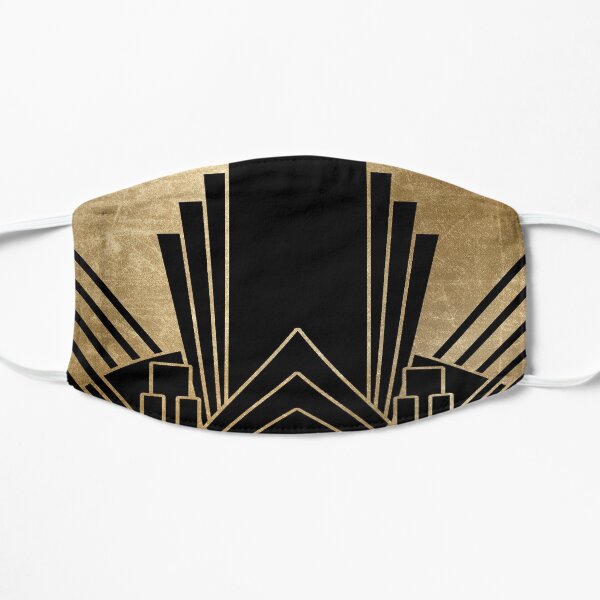 Art deco design Flat Mask