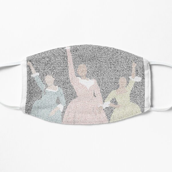 Schuyler sisters lyrics, Hamilton artwork. Flat Mask