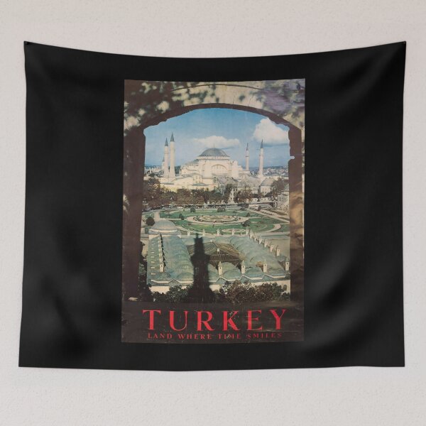 Artikelvorschau, Turkey vintage travel poster entworfen und verkauft von stickart-marek.