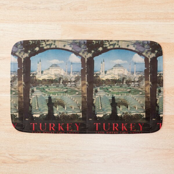 Artikelvorschau, Turkey vintage travel poster entworfen und verkauft von stickart-marek.
