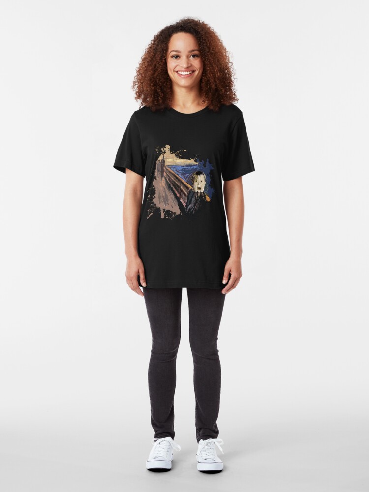 Alternate view of Scream Alone Slim Fit T-Shirt