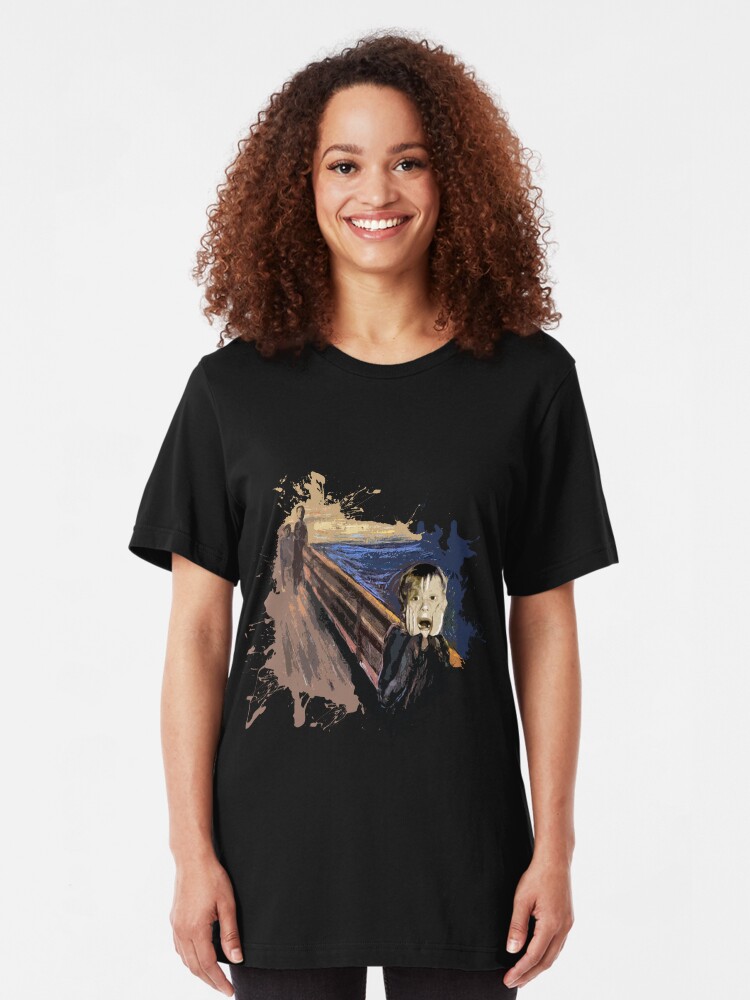 Alternate view of Scream Alone Slim Fit T-Shirt