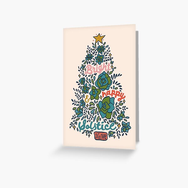 Item preview, Bright and Happy Solstice designed and sold by doodlebymeg.
