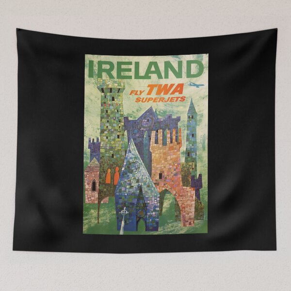 Item preview, Ireland vintage travel poster designed and sold by stickart-marek.