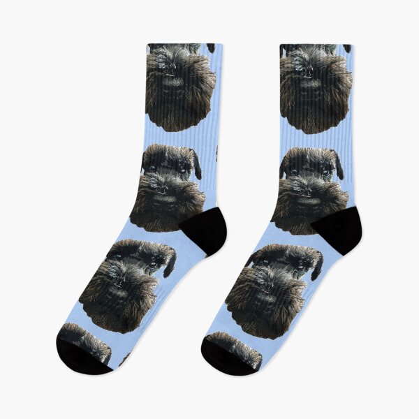 Item preview, Schnauzer Cute Dog with Beard  designed and sold by ElegantCat.