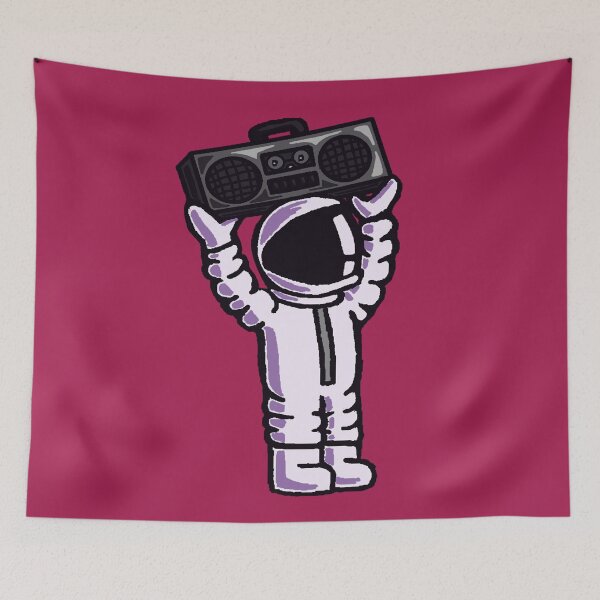 Item preview, A Boombox Moment for Spaceman designed and sold by TaylorBosworth.
