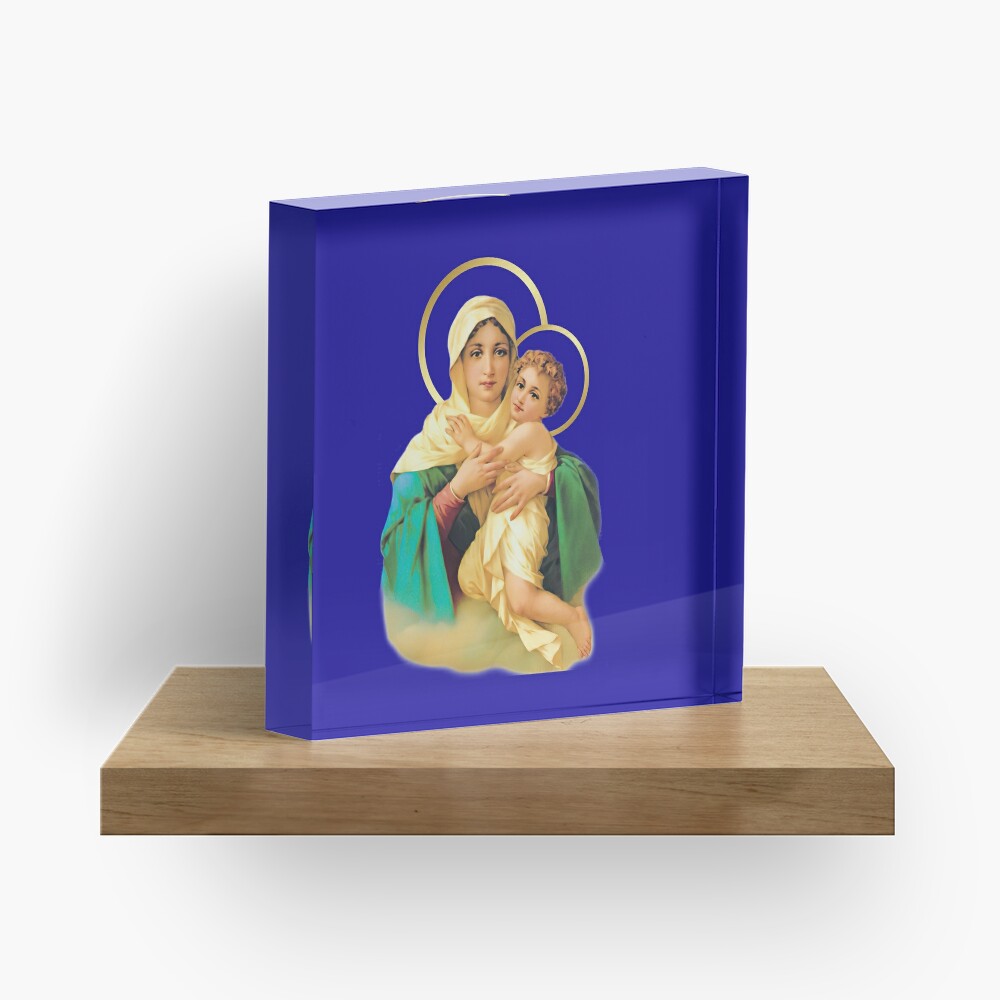 Our Lady of Schoenstatt Virgin Mary Catholic Saint 2020-020 Acrylic Block