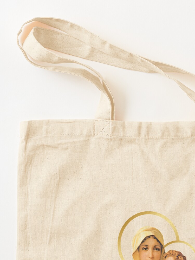 Alternate view of Our Lady of Schoenstatt Virgin Mary Catholic Saint 2020-020 Tote Bag