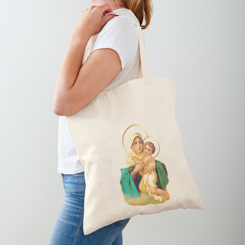 Our Lady of Schoenstatt Virgin Mary Catholic Saint 2020-020 Tote Bag