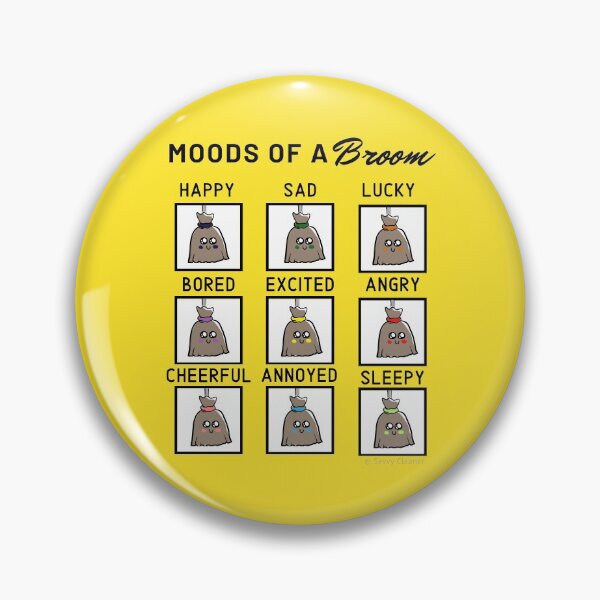 Item preview, Moods of a Broom designed and sold by SavvyCleaner.