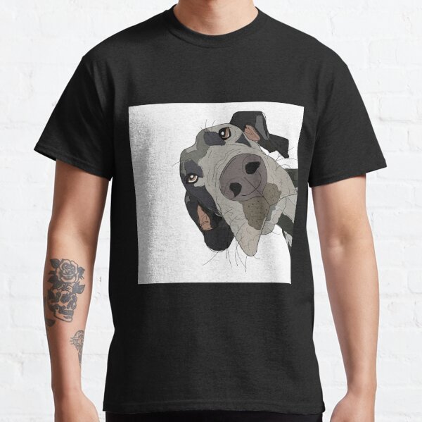 Great Dane In Your Face Dog Classic T-Shirt