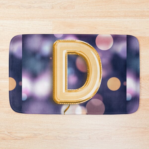 Item preview, Monogram Letter D, D in Gold, D in Purple, Cute Monogram, D Balloon, Sparkle and Shine designed and sold by Londonluxie.