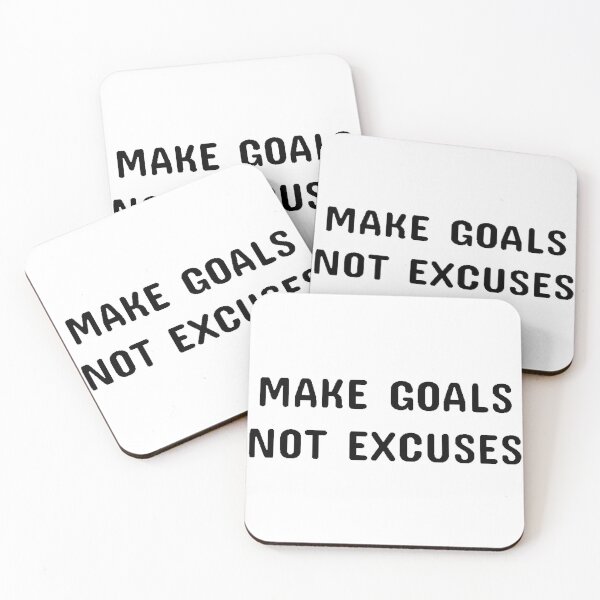 Item preview, Make goals not excuses designed and sold by Maggie123105.