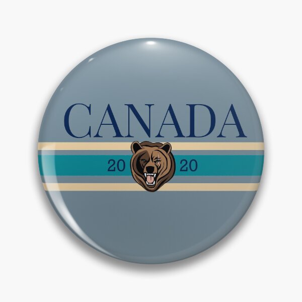 Item preview, Blue and White - Canada  - Grizzly Bear 2020  designed and sold by Aryeh Studio.