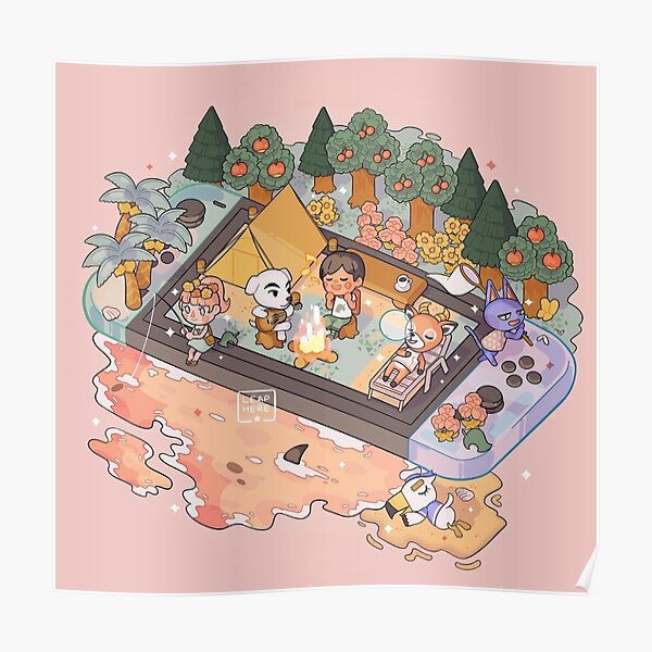 Traversée d'animaux Poster