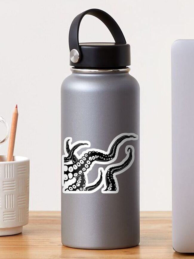 Thumbnail 1 of 3, Sticker, Kraken Grab designed and sold by JungBodhi.