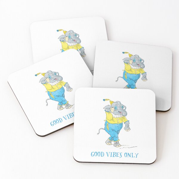 Item preview, Good Vibes Only: Happy Elephant by A. Vimar designed and sold by ebrawne.