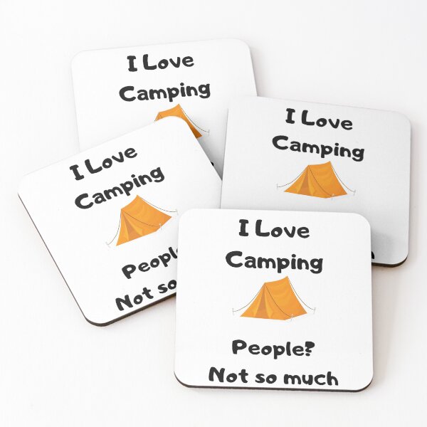 Item preview, I love camping designed and sold by delvaoutfitters.