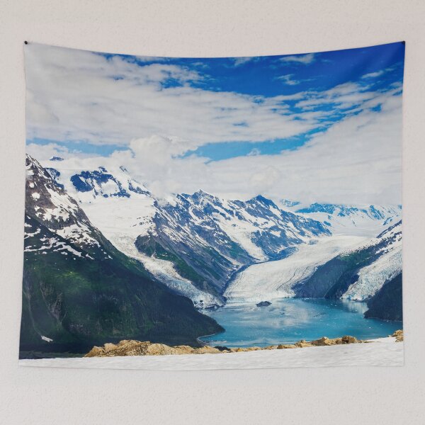 Item preview, White mountain and clear sky designed and sold by gbgvphotography.