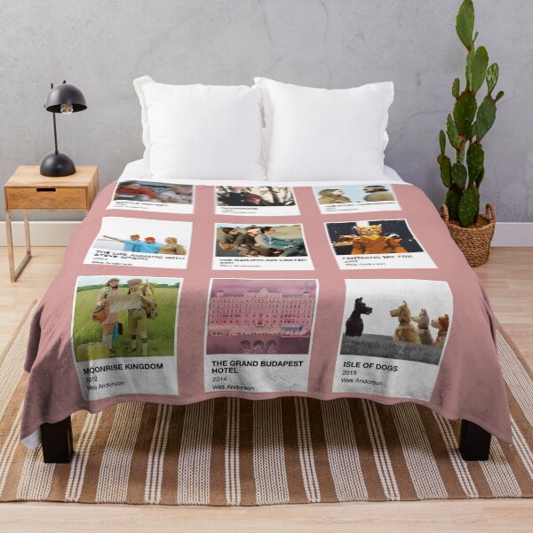 Pantone Wes Anderson Throw Blanket