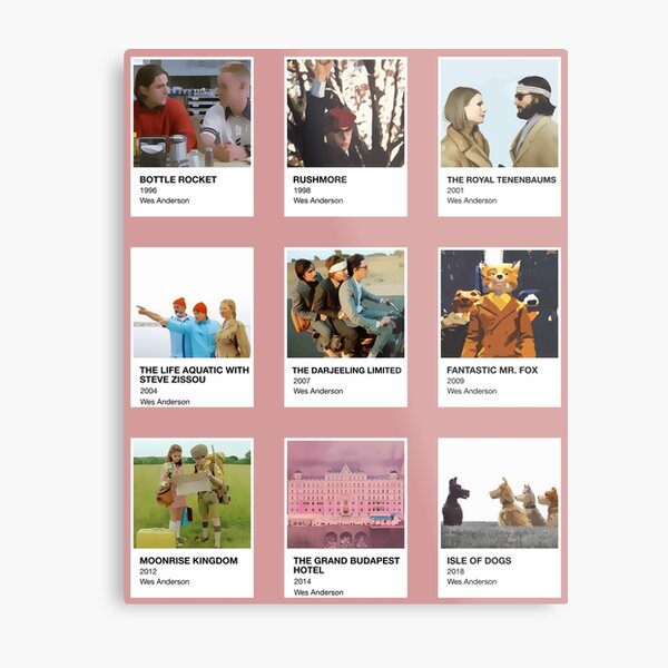 Pantone Wes Anderson Impression métallique