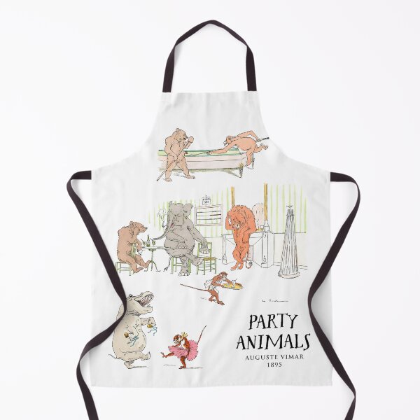 Item preview, Party Animals: Vintage Happiness, Auguste Vimar 1895 designed and sold by ebrawne.