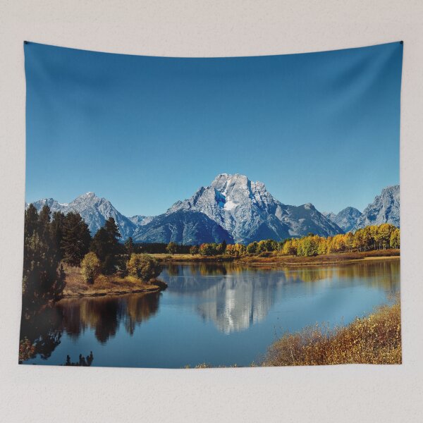 Item preview, White mountain autumn trees lake designed and sold by gbgvphotography.
