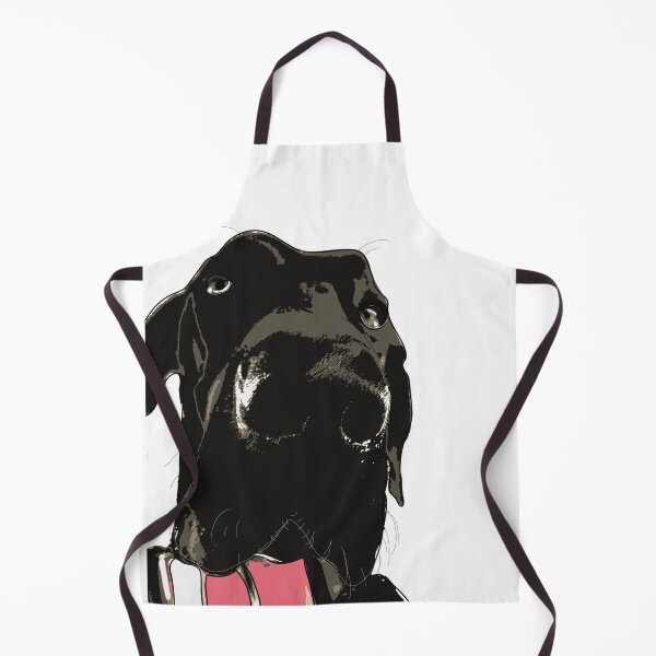 Item preview, Great Dane Dog (black-pink collar) designed and sold by sketchandpaws.