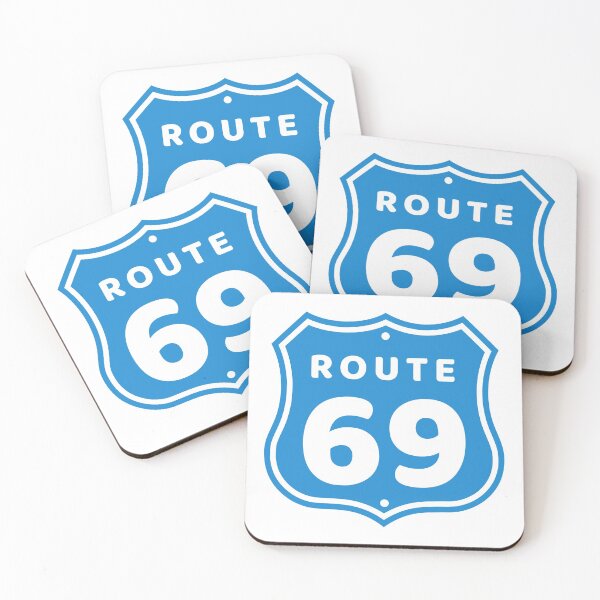 Item preview, ROUTE 69 Blue Graphic designed and sold by OmohLifestyle.