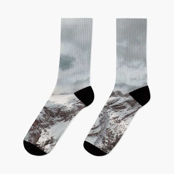 Item preview, White Mountain Snowy Peak Cloudy designed and sold by gbgvphotography.