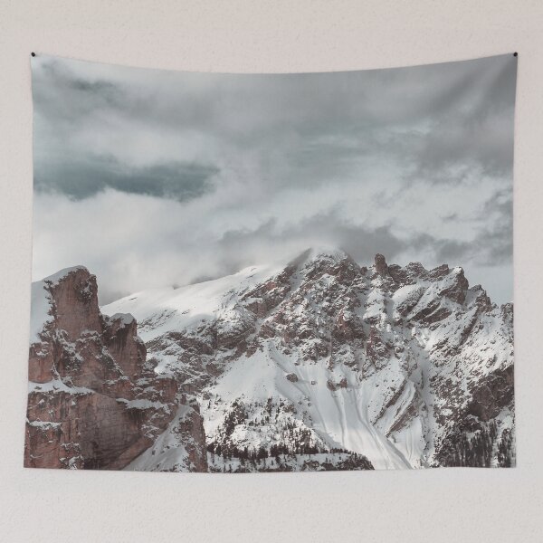 Item preview, White Mountain Snowy Peak Cloudy designed and sold by gbgvphotography.