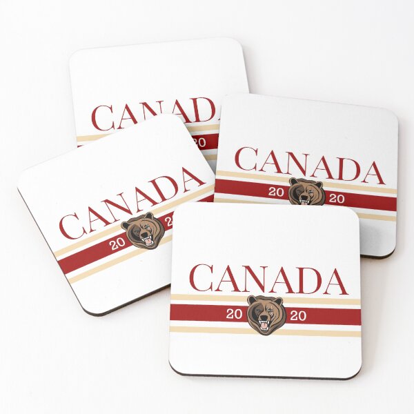 Item preview, Red And White - Canada  - Grizzly Bear 2020  designed and sold by Aryeh Studio.
